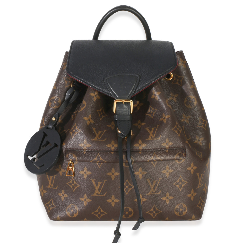 Louis Vuitton Black Monogram Canvas Montsouris Backpack PM NM